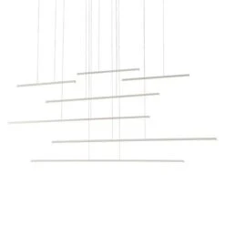 Chute Motion 70 Inch LED Linear Suspension Light By Kuzco Lighting
