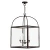 Milford 17 Inch 5 Light Semi Flush Mount By Livex Lighting