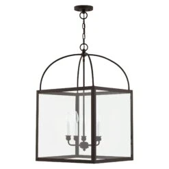 Milford 17 Inch 5 Light Semi Flush Mount By Livex Lighting 8 Milford 17 Inch 5 Light Semi Flush Mount By Livex Lighting -Light Bulbs Sales Store Livex Lighting 4038 07 02