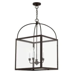 Milford 17 Inch 5 Light Semi Flush Mount By Livex Lighting 9 Milford 17 Inch 5 Light Semi Flush Mount By Livex Lighting -Light Bulbs Sales Store Livex Lighting 4038 07 03