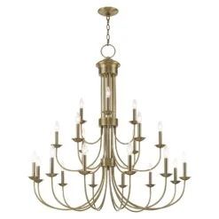 Estate 42 Inch 21 Light Chandelier By Livex Lighting 36 Estate 42 Inch 21 Light Chandelier By Livex Lighting -Light Bulbs Sales Store Livex Lighting 42688 01 03