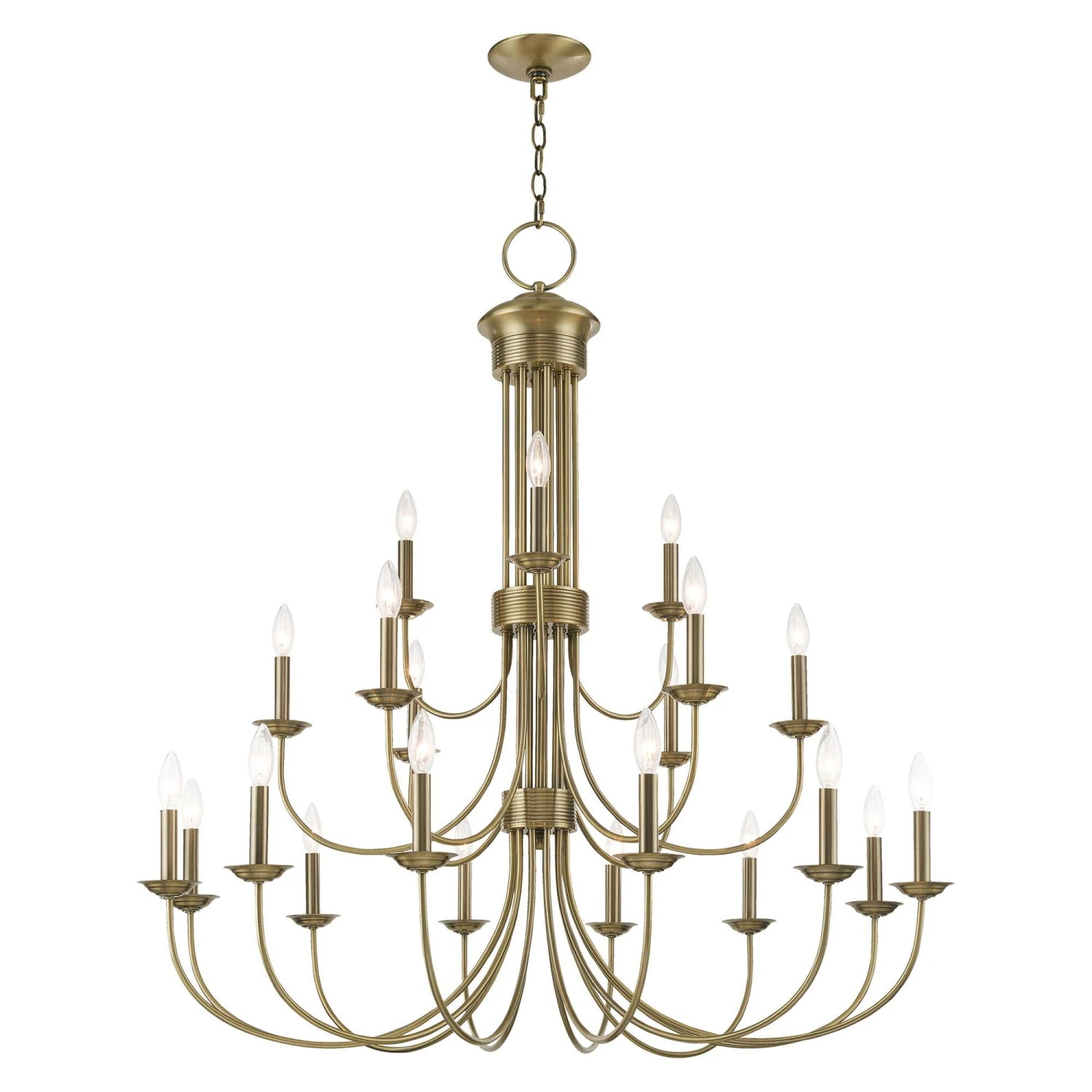 Estate 42 Inch 21 Light Chandelier By Livex Lighting 17 Estate 42 Inch 21 Light Chandelier By Livex Lighting - Image 15