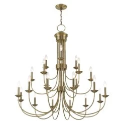 Estate 42 Inch 21 Light Chandelier By Livex Lighting 35 Estate 42 Inch 21 Light Chandelier By Livex Lighting -Light Bulbs Sales Store Livex Lighting 42688 01 04