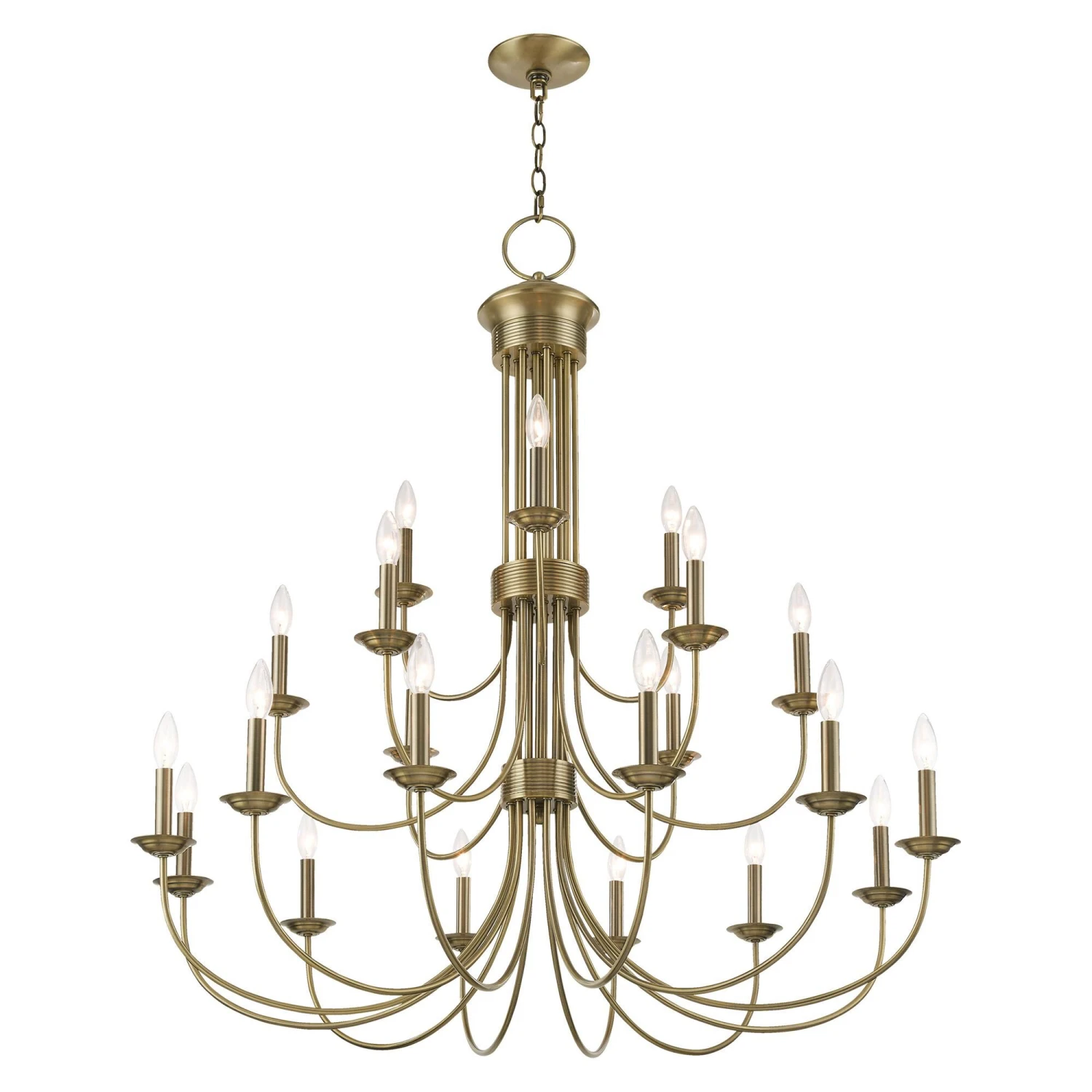 Estate 42 Inch 21 Light Chandelier By Livex Lighting 16 Estate 42 Inch 21 Light Chandelier By Livex Lighting - Image 14