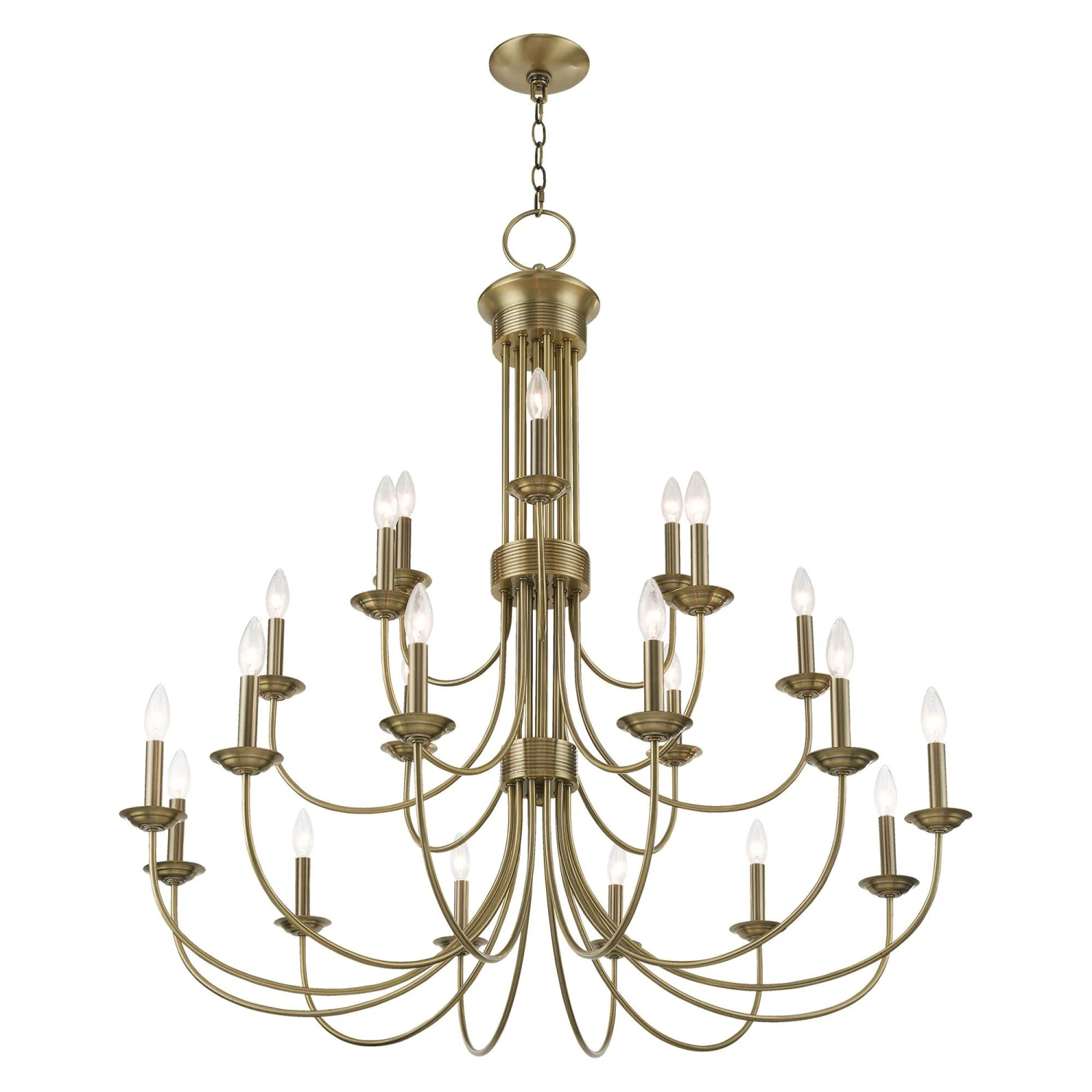 Estate 42 Inch 21 Light Chandelier By Livex Lighting 15 Estate 42 Inch 21 Light Chandelier By Livex Lighting - Image 13