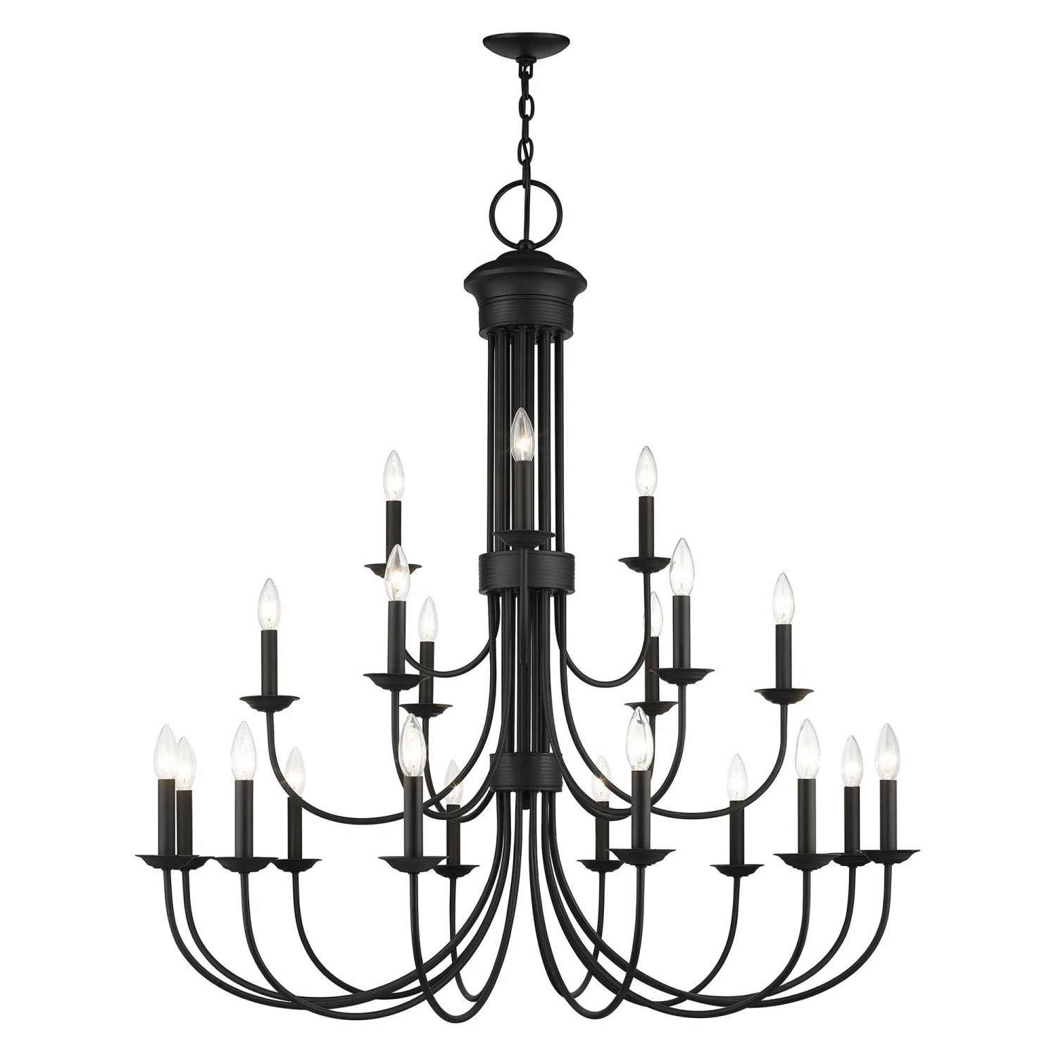 Estate 42 Inch 21 Light Chandelier By Livex Lighting 4 Estate 42 Inch 21 Light Chandelier By Livex Lighting - Image 2
