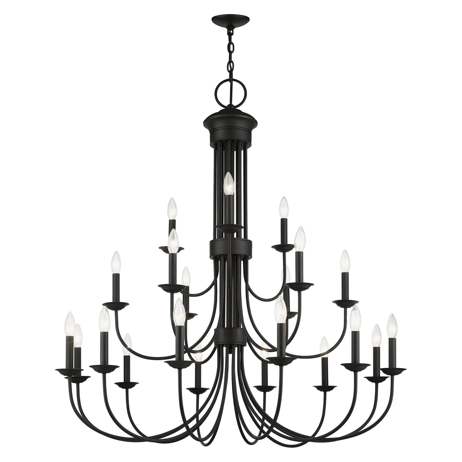 Estate 42 Inch 21 Light Chandelier By Livex Lighting 6 Estate 42 Inch 21 Light Chandelier By Livex Lighting - Image 4