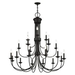 Estate 42 Inch 21 Light Chandelier By Livex Lighting 24 Estate 42 Inch 21 Light Chandelier By Livex Lighting -Light Bulbs Sales Store Livex Lighting 42688 04 04