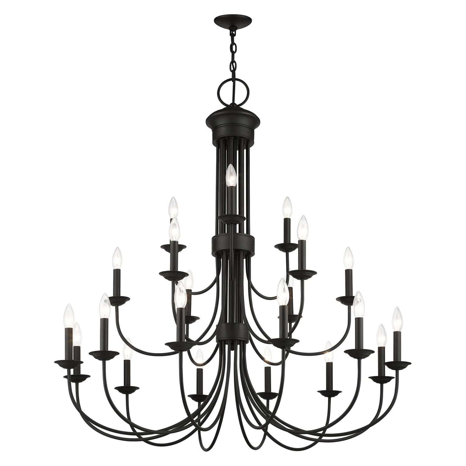 Estate 42 Inch 21 Light Chandelier By Livex Lighting 5 Estate 42 Inch 21 Light Chandelier By Livex Lighting - Image 3
