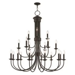 Estate 42 Inch 21 Light Chandelier By Livex Lighting