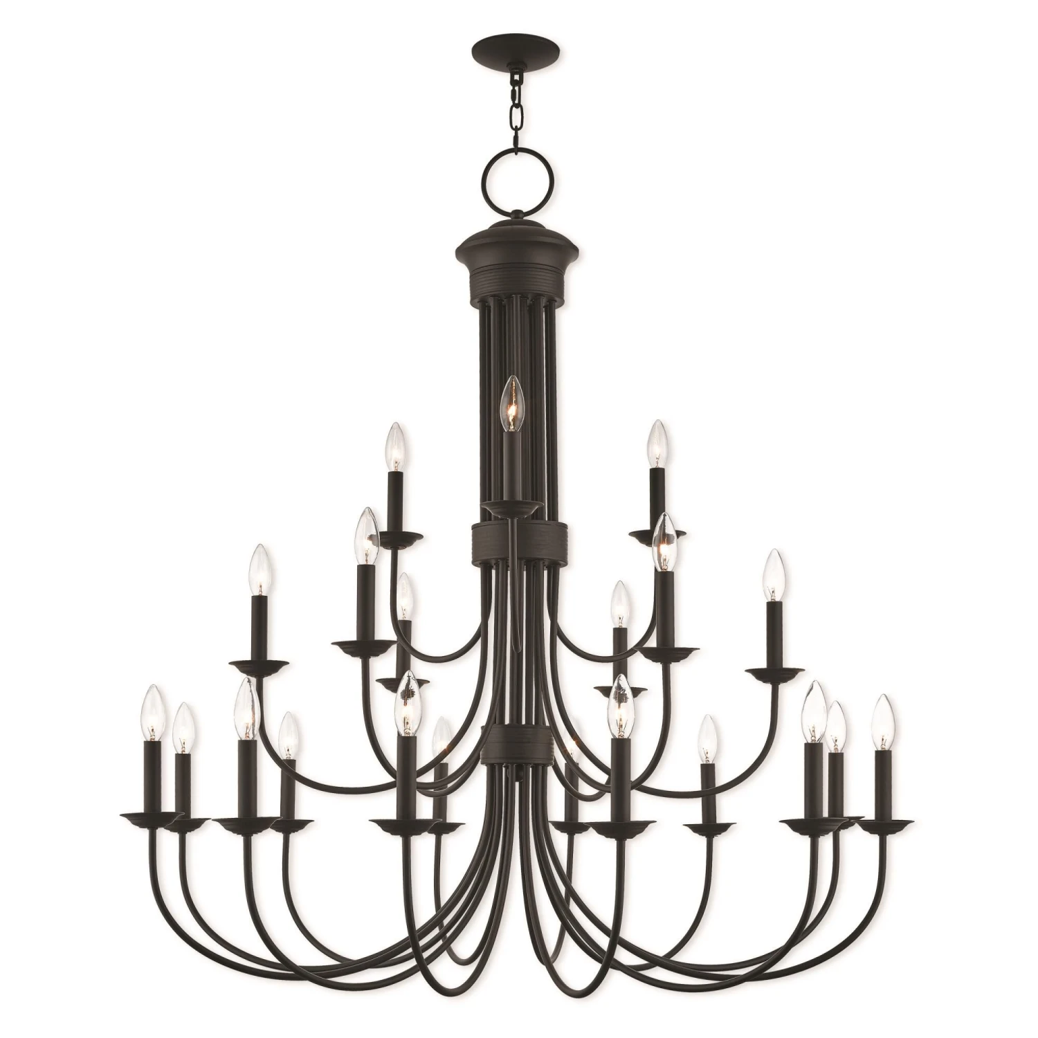 Estate 42 Inch 21 Light Chandelier By Livex Lighting 3 Estate 42 Inch 21 Light Chandelier By Livex Lighting