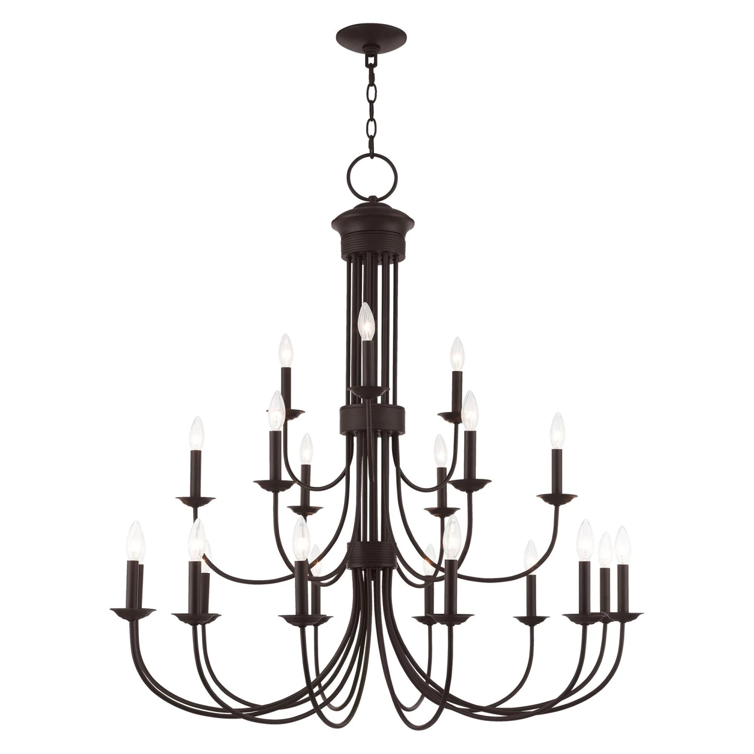 Estate 42 Inch 21 Light Chandelier By Livex Lighting 18 Estate 42 Inch 21 Light Chandelier By Livex Lighting - Image 16