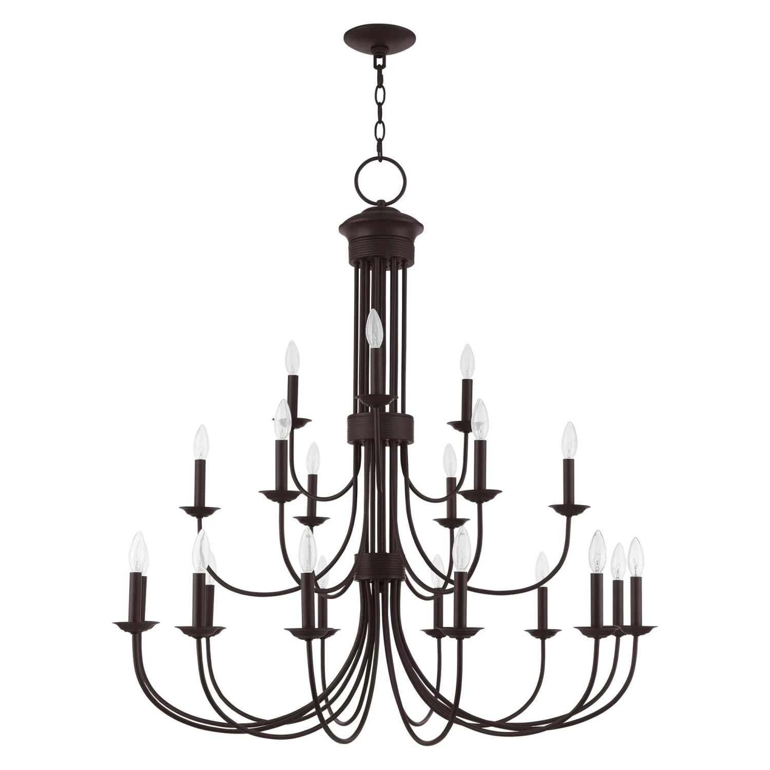 Estate 42 Inch 21 Light Chandelier By Livex Lighting 19 Estate 42 Inch 21 Light Chandelier By Livex Lighting - Image 17
