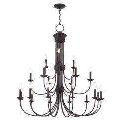 Estate 42 Inch 21 Light Chandelier By Livex Lighting 39 Estate 42 Inch 21 Light Chandelier By Livex Lighting -Light Bulbs Sales Store Livex Lighting 42688 07 03
