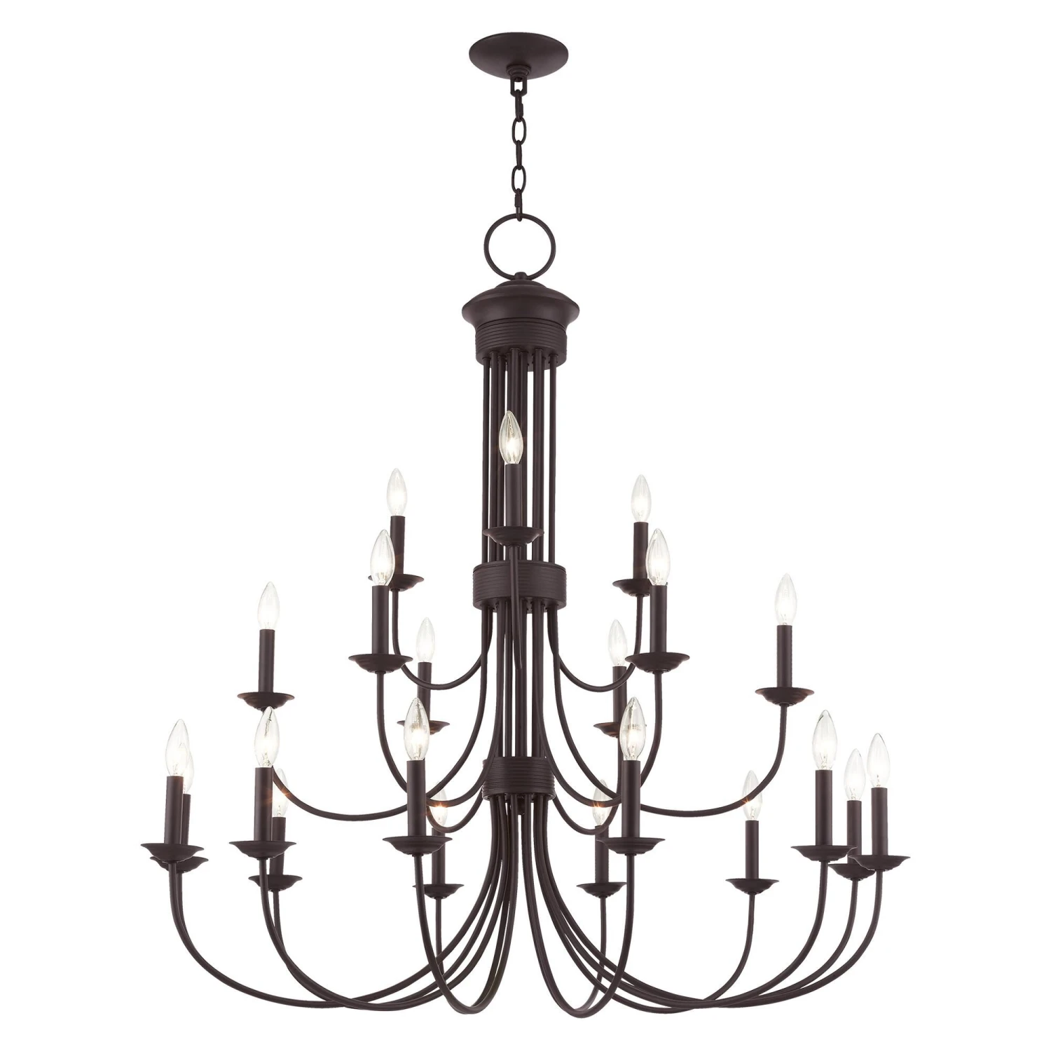 Estate 42 Inch 21 Light Chandelier By Livex Lighting 20 Estate 42 Inch 21 Light Chandelier By Livex Lighting - Image 18