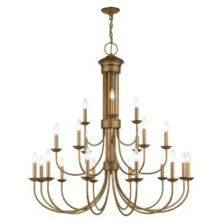 Estate 42 Inch 21 Light Chandelier By Livex Lighting 28 Estate 42 Inch 21 Light Chandelier By Livex Lighting -Light Bulbs Sales Store Livex Lighting 42688 48 01