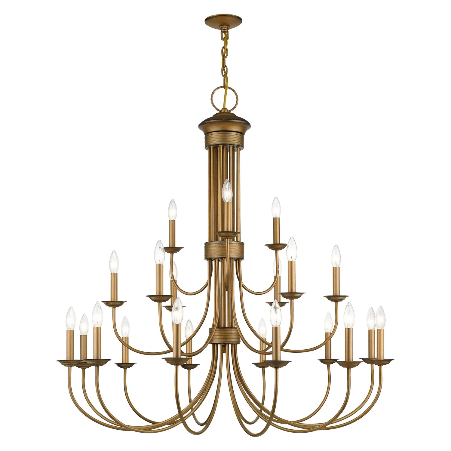 Estate 42 Inch 21 Light Chandelier By Livex Lighting 9 Estate 42 Inch 21 Light Chandelier By Livex Lighting - Image 7