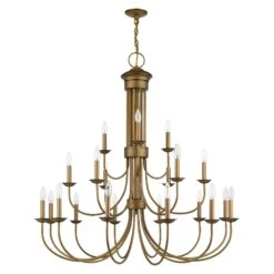 Estate 42 Inch 21 Light Chandelier By Livex Lighting 31 Estate 42 Inch 21 Light Chandelier By Livex Lighting -Light Bulbs Sales Store Livex Lighting 42688 48 02