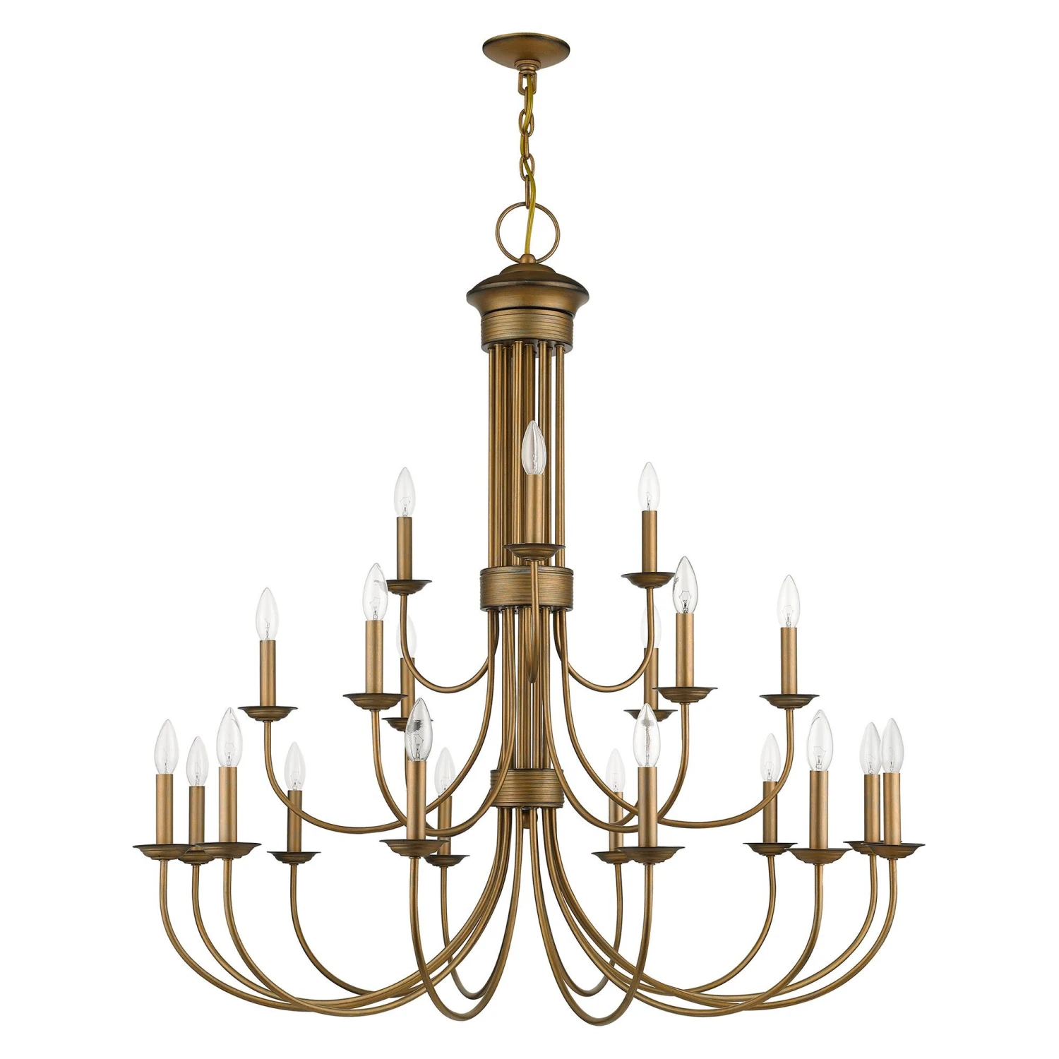 Estate 42 Inch 21 Light Chandelier By Livex Lighting 12 Estate 42 Inch 21 Light Chandelier By Livex Lighting - Image 10