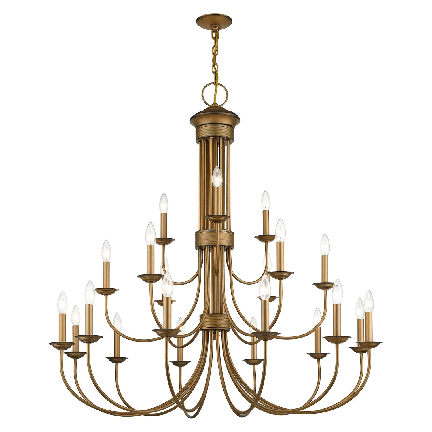Estate 42 Inch 21 Light Chandelier By Livex Lighting 11 Estate 42 Inch 21 Light Chandelier By Livex Lighting - Image 9