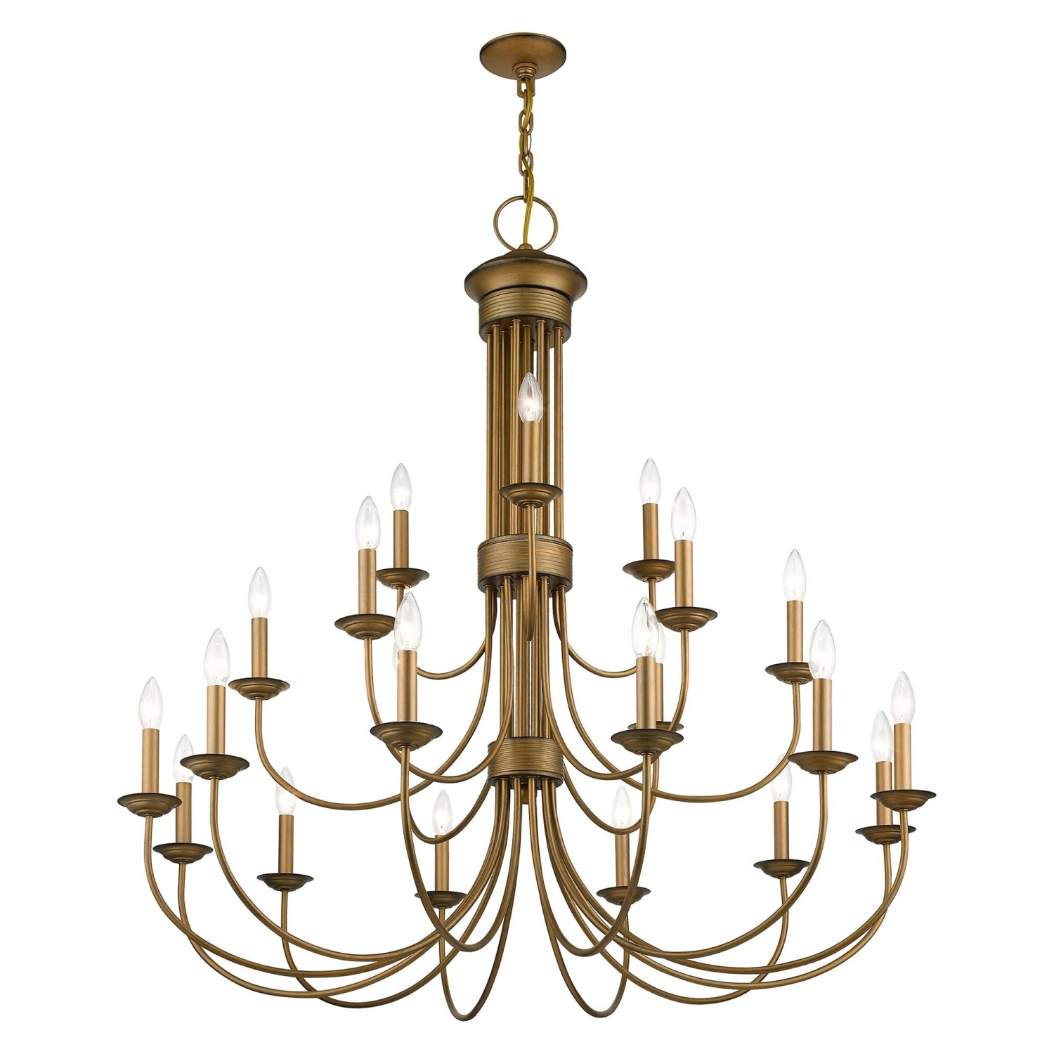 Estate 42 Inch 21 Light Chandelier By Livex Lighting 10 Estate 42 Inch 21 Light Chandelier By Livex Lighting - Image 8