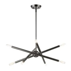 Soho 19 Inch 8 Light Mini Chandelier By Livex Lighting 13 Soho 19 Inch 8 Light Mini Chandelier By Livex Lighting -Light Bulbs Sales Store Livex Lighting 46774 46 04