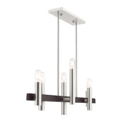 Helsinki 40 Inch 6 Light Linear Suspension Light By Livex Lighting -Light Bulbs Sales Store Livex Lighting 46866 91 15