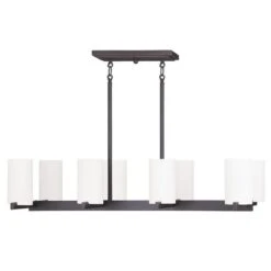 Astoria 38 Inch 8 Light Linear Suspension Light By Livex Lighting