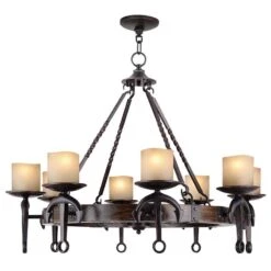 Cape May 35 Inch 8 Light Chandelier By Livex Lighting