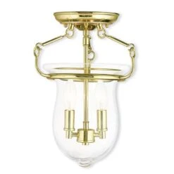 Canterbury 10 Inch 2 Light Semi Flush Mount By Livex Lighting -Light Bulbs Sales Store Livex20Lighting 50293 02