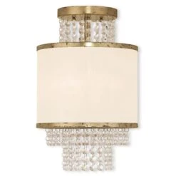 Prescott 10 Inch 2 Light Semi Flush Mount By Livex Lighting