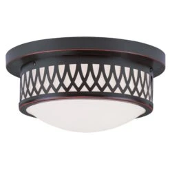 Westfield 11 Inch 2 Light Flush Mount By Livex Lighting