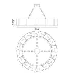 Mattone 16 Light Chandelier By Matteo Lighting -Light Bulbs Sales Store Matteo Lighting C59316 ld