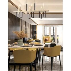 Sullivan 30 Inch 6 Light Linear Suspension Light By Maxim Lighting 12 Sullivan 30 Inch 6 Light Linear Suspension Light By Maxim Lighting -Light Bulbs Sales Store Maxim Lighting 10259BKGLD 01