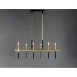 Sullivan 30 Inch 6 Light Linear Suspension Light By Maxim Lighting 13 Sullivan 30 Inch 6 Light Linear Suspension Light By Maxim Lighting -Light Bulbs Sales Store Maxim Lighting 10259BKGLD 1