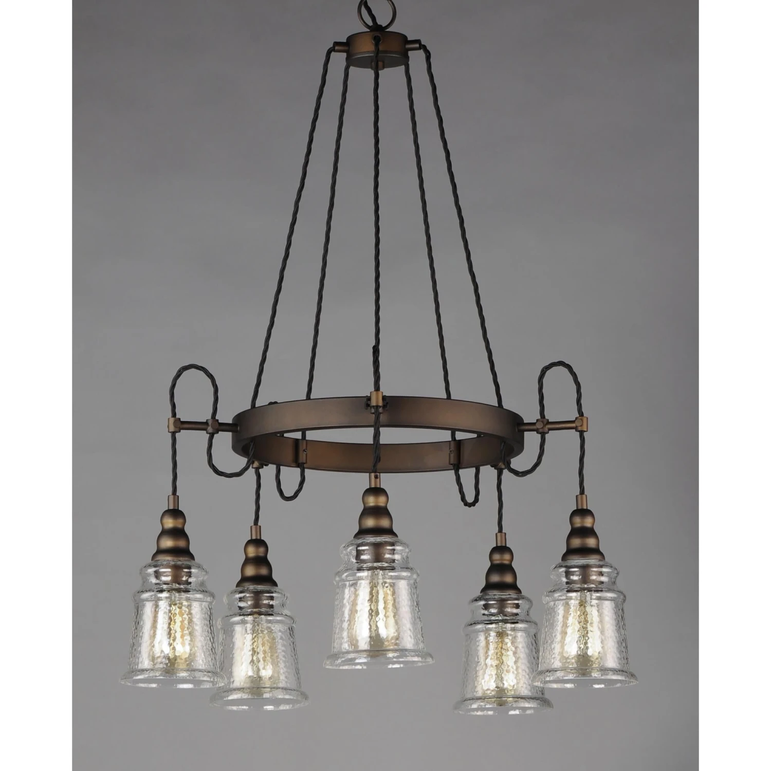 Revival 26 Inch 5 Light Chandelier By Maxim Lighting 4 Revival 26 Inch 5 Light Chandelier By Maxim Lighting - Image 2