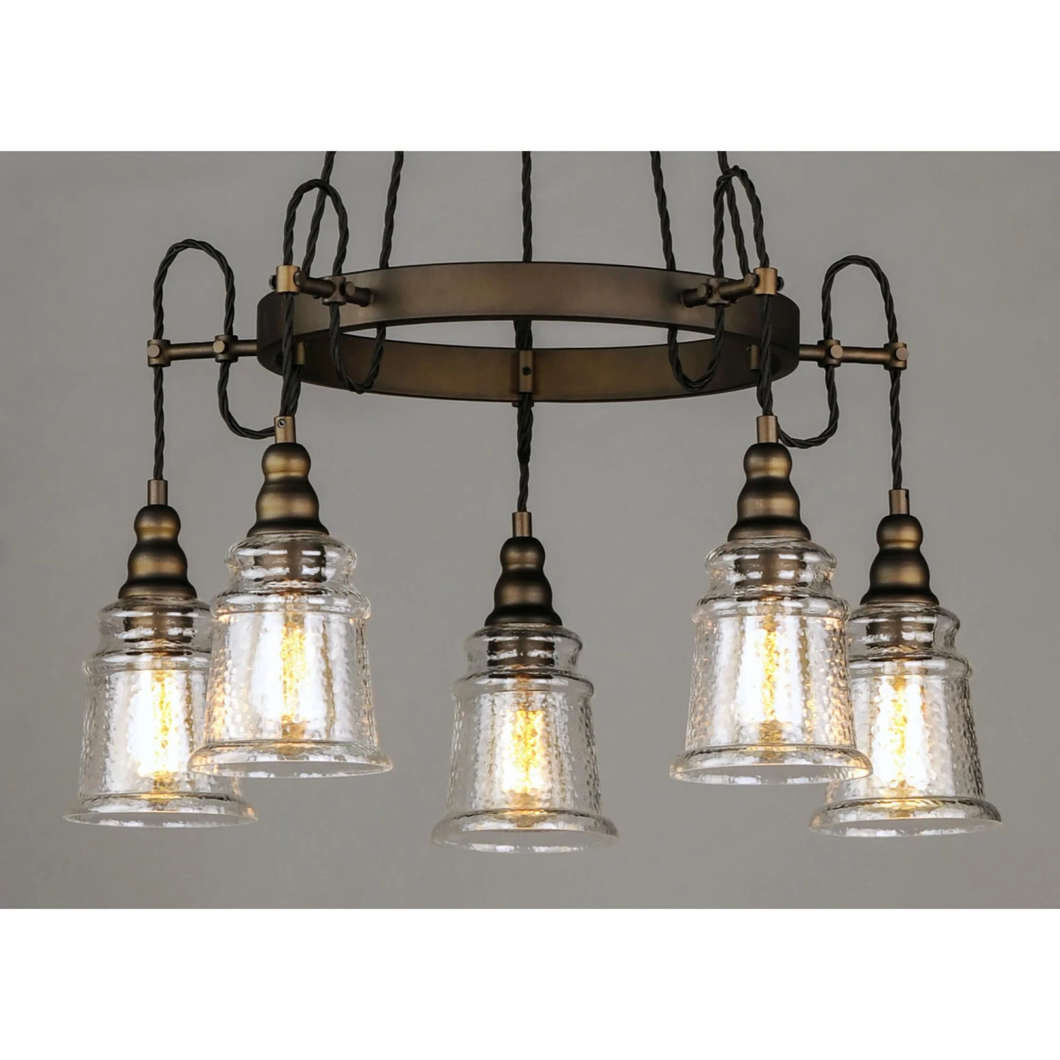 Revival 26 Inch 5 Light Chandelier By Maxim Lighting 6 Revival 26 Inch 5 Light Chandelier By Maxim Lighting - Image 4