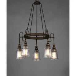 Revival 26 Inch 5 Light Chandelier By Maxim Lighting 13 Revival 26 Inch 5 Light Chandelier By Maxim Lighting -Light Bulbs Sales Store Maxim Lighting 21575HMOI 4