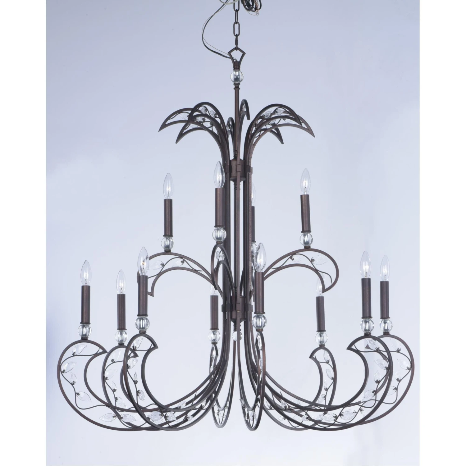 Autumn 40 Inch 12 Light Chandelier By Maxim Lighting 4 Autumn 40 Inch 12 Light Chandelier By Maxim Lighting - Image 2