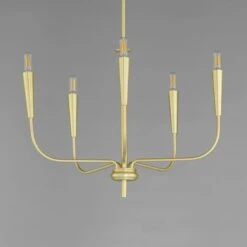 Vela 24 Inch 5 Light Chandelier By Maxim Lighting -Light Bulbs Sales Store Maxim Lighting 24815SBR 01