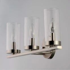 Sentinel 21 Inch 3 Light Bath Vanity Light By Maxim Lighting -Light Bulbs Sales Store Maxim Lighting 25257CLSN 4