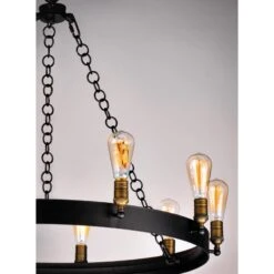 Noble 50 Inch 30 Light Chandelier By Maxim Lighting -Light Bulbs Sales Store Maxim Lighting 26278BKNAB 3