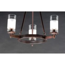 Crescendo 20 Inch 3 Light Mini Chandelier By Maxim Lighting -Light Bulbs Sales Store Maxim Lighting 26325CLFTOI 4