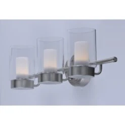 Mod 22 Inch 3 Light Bath Vanity Light By Maxim Lighting -Light Bulbs Sales Store Maxim Lighting 30263CLFTSN 3
