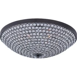 Glimmer 19 Inch 6 Light Flush Mount By Maxim Lighting