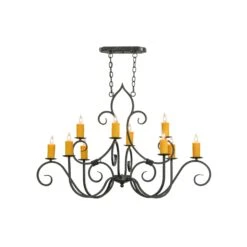 47 Inch 10 Light Semi Flush Mount By Meyda Lighting