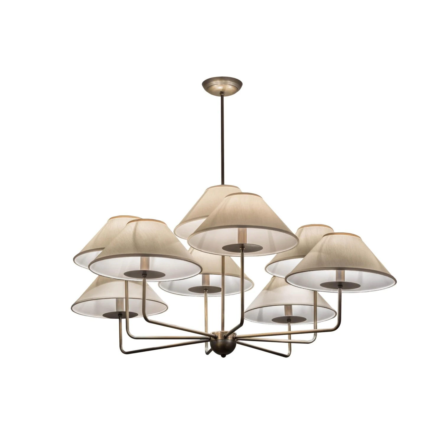 42 Inch 9 Light Semi Flush Mount By Meyda Lighting 3 42 Inch 9 Light Semi Flush Mount By Meyda Lighting