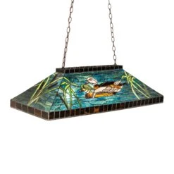 Wood Ducks 39 Inch 3 Light Linear Suspension Light By Meyda Lighting