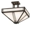 Prairie Loft 8 Inch 4 Light Semi Flush Mount By Meyda Lighting -Light Bulbs Sales Store Meyda Lighting 244463