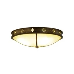 Byzantine 36 Inch 4 Light LED Flush Mount By Meyda Lighting 14 Byzantine 36 Inch 4 Light LED Flush Mount By Meyda Lighting -Light Bulbs Sales Store Meyda Lighting 254675X10 5